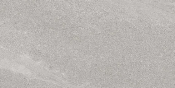 Grey stone-look tile sample with subtle pale markings