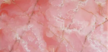 Pink onyx catalogue sample with pale branching veins