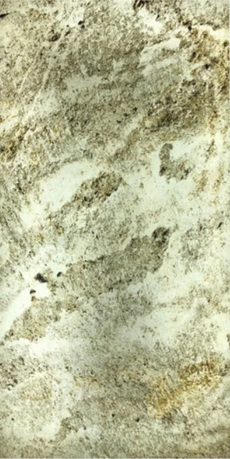 Gold green stone sample appearing lighter with a backlight